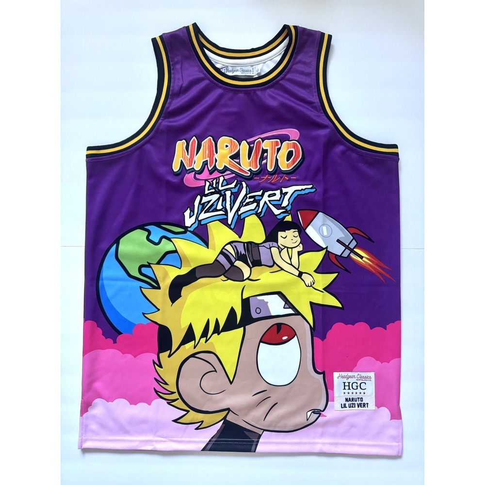 Headgear Classics Basketball Jersey HGC Naruto x Lil Uzi Vert Mens XL New W/TAGS